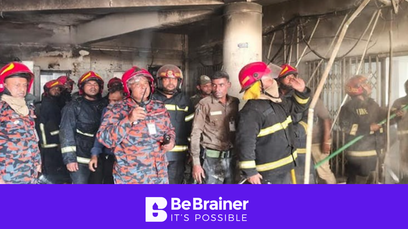 বাংলাদেশ মেডিকেল বিশ্ববিদ্যালয় অগ্নিকাণ্ডে ফায়ার সার্ভিসের দ্রুত নিয়ন্ত্রণ