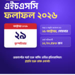 এইচএসসি ফলাফল ২০২৬ প্রকাশের তারিখ ২৯ অক্টোবর
